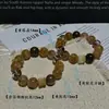 [Flor de Cola Amarela] Pulseira de Cristal Flor de Cola Amarela Pulseira Joia com Contas Pulseira Meninas Luxo Leve Cristal de Alta Qualidade