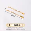 Correntes de extensão douradas Yun de várias cores que preservam a cor, acessórios DIY para pulseiras e colares, correntes de cauda de aço inoxidável 304, correntes de extensão