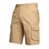 Shorts de Trabalho Masculino Amazon Aliexpress Multi-Bolsos Comprimento do Joelho Corte Reto Casuais