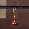 Escultura em Jacarandá Fruta Fofa Morango Pequenos Acessórios Pulseira DIY Colar Pingente Chaveiro Pingente de Celular