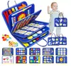 Explosiones de Amazon Tablero de Aprendizaje de Fieltro Educación Temprana Juguete Monterey Shuttle Tablero de Actividades Vestir a los Niños Tablero de Aprendizaje Práctico