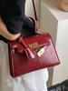 Bolso Kelly elegante, ligero y de lujo, de estilo coreano, para mujer, bandolera de hombro, versátil y a la moda.