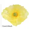 Flor de Amapola Transfronteriza Cabeza de Flor Falsa Flor de Seda Material para Guirnalda DIY Hecha a Mano Accesorios para el Cabello Ropa Pasador de Pelo Accesorios de Decoración con Flores
