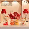 Decoración Creativa de Gato de la Suerte con Globos para Entrada Zapatero Sala de Estar Decoración del Hogar Regalo de Inauguración