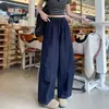 Foto Real de Calças Jeans Tencel Banana-Foice Não Desbotáveis para Mulheres, Calças Casuais de Primavera Retas de Perna Larga, Calças Foice Oculta para Mulheres