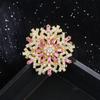 Novo Broche Floco de Neve de Harbin Nicho de Alto Nível Tridimensional Corsage de Alto Nível Acessórios de Pin para Casaco Blazer
