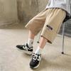 Shorts Esportivos Masculinos Verão Estilo Fino 2026 Novas Calças Casuais de Cinco Pontos Infantis Calças de Roupa Infantil da Moda