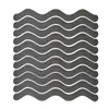 Cinta Transparente Antideslizante para Escaleras de Piso Resistente al Desgaste, Adhesivo Fuerte, Impermeable, Forma de S, Pegatinas Antideslizantes de PEVA para Baño