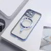 Funda nicho simple y elegante adecuada para múltiples modelos de Apple, estilo coreano, a prueba de golpes, magnética, con protector de lente incorporado, funda de teléfono transparente