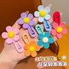 Pinza para el pelo grande de flor de color caramelo para niños, pinza lateral para flequillo, accesorio popular para el pelo de niña, pasador para el pelo de niñas, adorno para el pelo