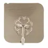 Gancho transparente sin agujeros, fuerte, adhesivo sin costuras, gancho para ropa, gancho con ventosa, gancho para colgar en la pared de la cocina, gancho trasero para puerta