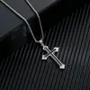 Colar de Aço Titânio para Homens, Pingente de Letra Tendência Hip-Hop, Corrente de Suéter Estilo Coreano, Colar Longo Estilo Luxo Leve, Atacado de Joias