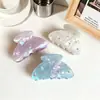Pinza para el Cabello de Tamaño Mediano con Textura de Acetato de Diamante y Tachuelas Estrelladas, Pinza de Media Sujeción Estilo Bm, Pasador Lindo y Elegante para Sujetar Coletas Altas