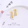 Loja de Ouro Puzuo Estilo Igual Ouro de Areia Broche Anti-Choque para Grávidas Cavalo do Zodíaco Pingente Broche Anti-Choque para Bebê Presente Lua Cheia