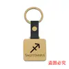 Llavero Cuadrado Europeo y Americano Transfronterizo en stock Doce Constelaciones Colgantes de Suerte Inspiradores Regalo de Vacaciones Llavero de Metal