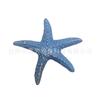 Adornos de simulación de estrellas de mar de resina, decoraciones de playa de concha, colgante de resina de estrella de mar, pegatinas decorativas de resina de playa