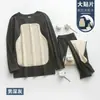 Parche de Liquidación Otoño e Invierno Ropa para Hombre Ropa Interior Térmica sin Costuras Engrosada con Forro Polar Traje Ropa de Otoño Pantalones de Otoño Corte Ajustado Camiseta Base