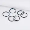 Metal Ferro Anel Duplo Chaveiro Fivela DIY Acessórios de Joia Anel Aberto Anel de Conexão Chave Anel Duplo