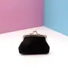 Venda Direta da Fábrica Novo Estilo Porta-Moedas de Lona Bolsa de Moedas Cor Sólida Mini Bolsa para Chaves Presente Atacado