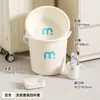 Juego de cubos engrosados de gran capacidad para uso doméstico, adecuado para dormitorios de estudiantes, incluye un cubo para lavar, una tina y un cubo para almacenar agua