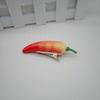 Pinza para el pelo de melocotón de simulación divertida linda divertida horquilla para el pelo dulce accesorios para el pelo pinza superior de hierba larga para la cabeza venta al por mayor