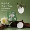 Hoja Perfumada Floral en Relieve de Yeso Aroma Aroma Sólido Hogar Armario Dormitorio Fragancia Duradera Aroma de Coche Colgante Regalo Souvenir para Niñas
