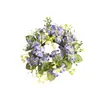 Flores Silvestres Simuladas, Crisantemos Pequeños, Guirnaldas Portavelas, Guirnaldas Decorativas de Pascua y Primavera, Anillos de Cera de Rosa, Decoraciones de Escritorio
