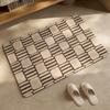 Alfombrilla de Piso para Baño, Absorbente de Agua, Alfombrilla Antideslizante para Baño, Felpudo de Nuevo Estilo, No Lavable, Antideslizante, Hecho a Medida, Transfronterizo