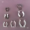 Clip de Resorte para Tubo Redondo T8 Luz de Línea LED Base para Lámpara Fluorescente Placa Fija para Colgar Hebilla de Neón de Silicona para Tubo Redondo