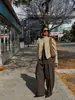 Comercio Exterior Transfronterizo Aliexpress Estilo Europeo y Americano Primavera y Otoño Nueva Moda para Mujer Chaqueta Cardigan de Punto de Cuello Alto
