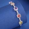 Europeu e Americano Transfronteiriço Luz de Luxo High-end Micro-incrustado Zircon Pull Pulseira Feminino desejo Amazon Comércio Exterior Venda Quente Pulseira Moda