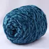 0.1kg Chenilla Terciopelo Dorado Lana Bufanda Tejida para Hombres y Mujeres DIY Hecho a Mano Tejer Suéter Gancho de Crochet Zapatillas Hilo Grueso