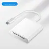 Venda por atacado três-em-um OTG leitor de cartão Type-C adaptador multi-função externo do telefone móvel cartão de memória