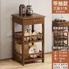 Armario de té, Mesa de té, Sala de estar, Sofá, Aparador, Mesa de centro pequeña, Mesa pequeña, Estante para té, Armario de almacenamiento, Estante de esquina