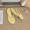 Chanclas Estilo Celebridad de Internet para Mujer, Adecuadas para Usar Afuera y Combinar con Faldas, Pantuflas Casuales para Mujer, Zapatos de Mujer de Alta Calidad y Elegantes 2025