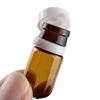 Botella con cierre marrón, 1,5 ml, 2 ml, 3 ml, 5 ml, para aceite esencial, muestra pequeña, líquido de belleza médica.