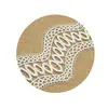 En Stock Ribete de Encaje Hueco Hecho de Seda de Leche, Accesorios de Vestido de Moda, Ribete de Encaje Bordado para Mujer
