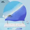 Touca de Natação de Silicone Qilang Atacado Adulto Crianças 50g Impermeável Homens e Mulheres Não Apertada Cabelo Longo Touca de Natação Logo Personalizado