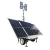 Torre de Iluminação Móvel Solar LED com Bateria de Longa Duração para Canteiro de Obras, Resgate de Emergência e Veículos de Elevação para Monitoramento de Iluminação