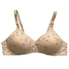 Fabricante de Sujetador Push-Up Cómodo sin Aros de Dos Filas de Broches Delgado Estampado para Ropa Interior Femenina de Comercio Exterior Transfronterizo