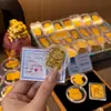 Pegatina para Teléfono Móvil de Oro Puro 999 Princesa Hazte Rica Foil de Oro Hazte Rico Rápido Pegatina para Refrigerador Año de la Oveja Ten Dinero para Gastar Tarjeta de Oro Regalo