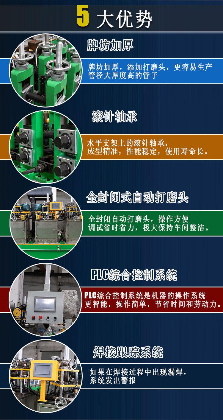 201不锈钢方管制管设备 钢管制造机 不锈钢管生产线设备