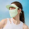Procesamiento Personalizado y Personalización Pedido Oem Odm Máscara de Protección Solar de Verano para Mujeres Máscara de Seda Helada Transpirable para Mujeres
