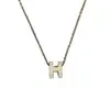 Luz de Luna BlancaLuz de Lujo, Gama Alta, Collar con Letra H, Diseño de Nicho, Joyería para el Cuello que No se Desvanece en la Clavícula al por Mayor