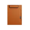 Portapapeles de conferencia, portapapeles de contrato de ventas, bloc de firmas para oficina, carpeta de archivos magnética A4 de cuero con portalápices