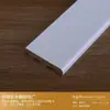 Rodapé Madeira Maciça Madeira de Abeto Aromático Madeira Pintada Plástico Preto e Branco 6/5.5cm Linha de Canto de Parede Piso Rodapé Sólido Outro