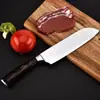 Cuchillo de acero damasquino de imitación cuchillo de chef cuchillo de chef occidental hoja de cocina cuchillo para pescado cuchillo para trinchar cuchillo de cocina doméstico