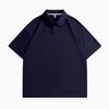 Polo holgado de marca de moda para padres e hijos, para hombres y mujeres, niños, Europa y América, comercio exterior de Amazon, solapa, manga corta, algodón puro.