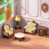 Micro-paisaje Creativo Serie de Muebles Retro Europeos Casa de Muñecas DIY Accesorios Decorativos Mini Adornos de Escritorio