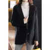 Casaco de Lã 2026 Novo Estilo Coreano Transfronteiriço Jaqueta de Lã para Mulheres, Corte Slim para Figuras Baixas, Nova Moda Outono e Inverno
